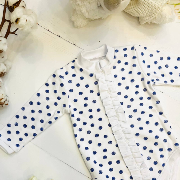 Комбинезон - боди для новорожденных детей Bebika, натуральный хлопок (13/18-14)